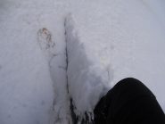 giusto un po' di neve marcia