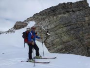 Al colle della val Fissela, con il bunker