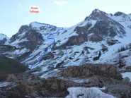 Il Monte Albrage al mattino