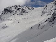 il pendio dopo il passaggio nostro e altri tre