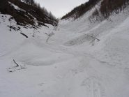 la neve nella parte bassa