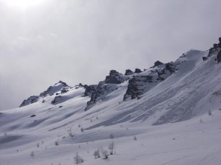 canalini delle rocce platasse già svalangati