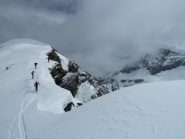 Nuovamente sul costone verso la cima