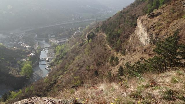 il sentiero prima del ponte