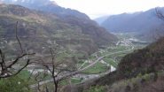 il fondovalle verso sud