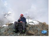 Sulla Rossa al termine della Traversata per cresta...