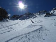 Sotto il canale nord della testa Nord di Bresses