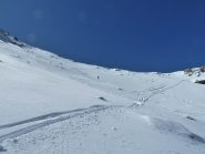 Prime curve dalla Testa sud di Bresses verso la Val Morta