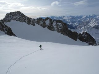 Parte alta del gl. du petit mont blanc