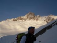 alba sull'aig des glaciers