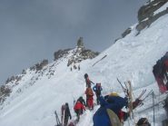 affollamento vicino alla terminale