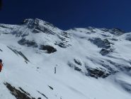 il pendio appena disceso