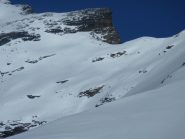 passo della Grande Rousse visto dalla Becca di Giasson