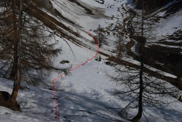 Il traverso sulla neve da Liconi