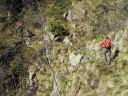 il sentiero diventa più piccolo