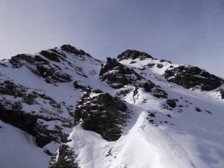 salendo verso la Ciabert