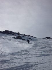 in discesa dalla costa Ciabert