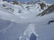discesa verso il lac Marinet