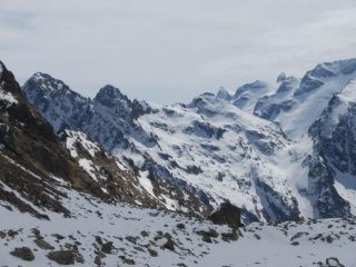 panoramica dal Colle Chiapous...tra poco la nebbia coprirà tutto
