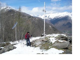 L'arrivo in vetta alla Rocca e stato stancante...