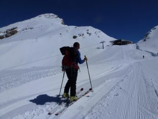 Arrivo al colle inferiore