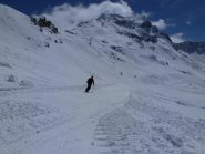 Discesa sotto la Roisetta