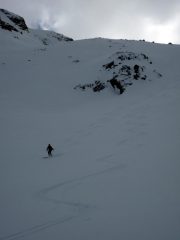 sotto il colle Chiapous...ancora bellissima polvere