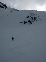 sotto il colle Chiapous...ancora bellissima polvere