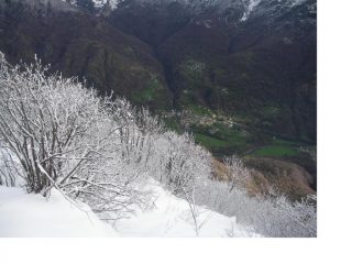 Dalla Cresta al Truc si vede Lemie...