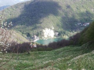 La diga di Val di Noci dalla Gola di Sisa
