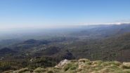 la pianura dal Calvo punta sud
