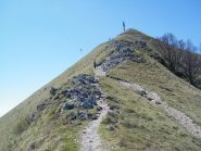 Ultimi metri per la cima del Cornizzolo