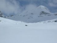 risalendo dal rifugio verso il Ciarforon