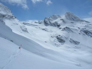 scendendo nel vallone del Grand Etret