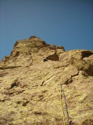 Claudio nella sezione intermedia della via