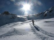 Controluce verso il Colle di Tsa Sèche