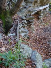 antica condotta dell'acqua nei pressi di s-cialva