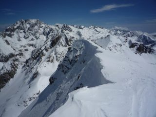 sulla cima Testa  di Tablasses