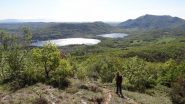 i laghi di Avigliana salendo la parte bassa della costa Ciabergia