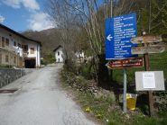 Fraz. Airale di Valloriate; deviazione per Chiotti