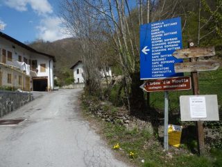Fraz. Airale di Valloriate; deviazione per Chiotti