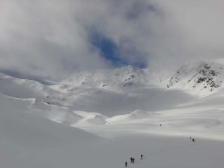 Flash del sole nel vallone finale