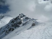 dal colletto  (di dx) alla cima/pala finale (a sx della foto) 