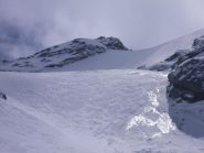 ultimo strappo per l'anticima (vetta sciistica)