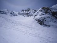 a destra la mia firma di discesa sotto l'Entrelor...