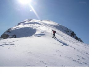 Lo spallone finale e' facile...ma c'e' ancora la cresta...