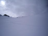 iniziata la discesa,la visibilità diminuisce....