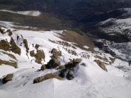 dalla Vetta, il versante di salita