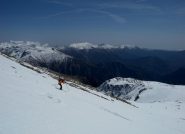 splendida neve nella parte alta