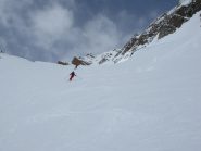 Discesa sul gh. dei Camosci